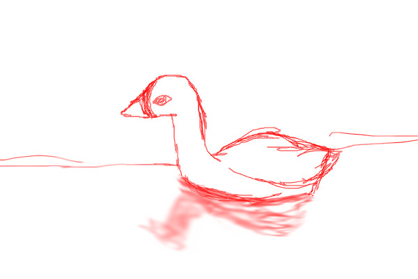 quick goose sketch