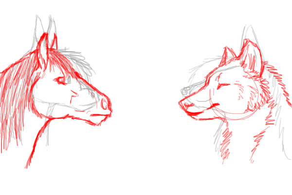 Horse/Wolf Redline