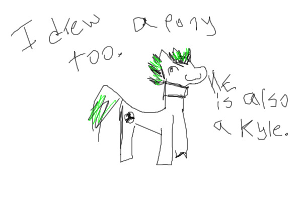 i was told to draw a pony