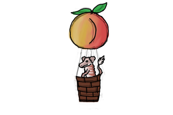 Tryout Art For NB #216 A PEACH BALLOON