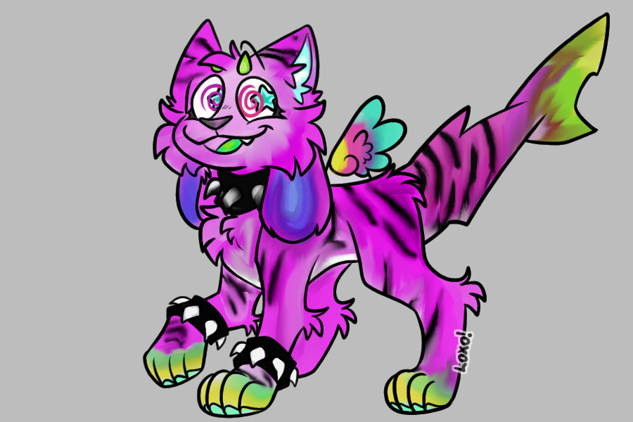 Colored in/  still need a name for her