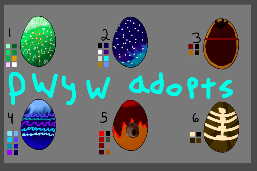 pay what you want mystery egg adopts :)