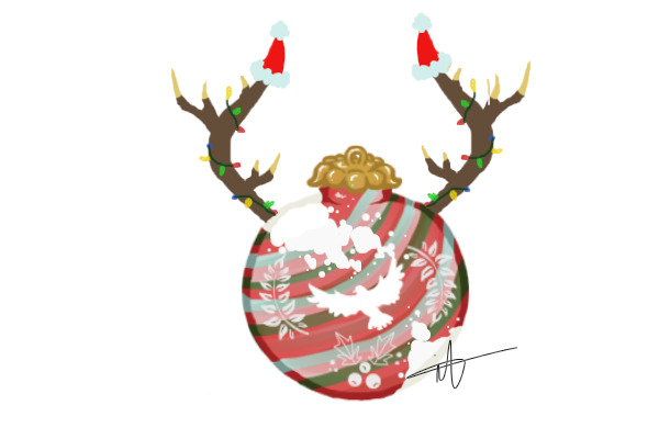 gear deer ornament
