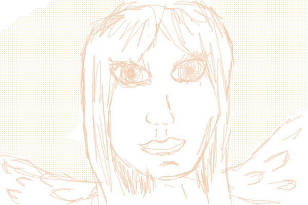 Winged Girl Sketch