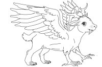 wolpertinger to color