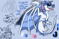 floofy dragon design